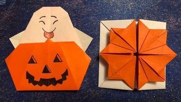 Pumpkin Pocket Origami, Elegant Box